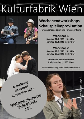 Wochenendworkshop Schauspielimprovisation (April 2023)